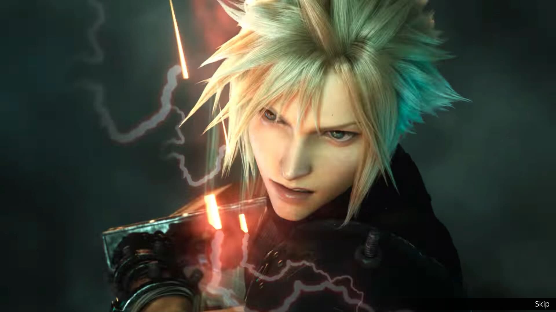 Cloud appearing as a Vision in Final Fantasy Resonance